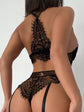 Underwire Garter Lingerie Set With Leg Ring