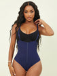 Zipper Front Shapewear Bodysuit